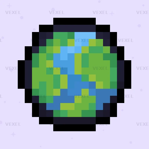 earth Minecraft pixel texture preview