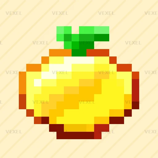 golden apple Minecraft pixel texture preview